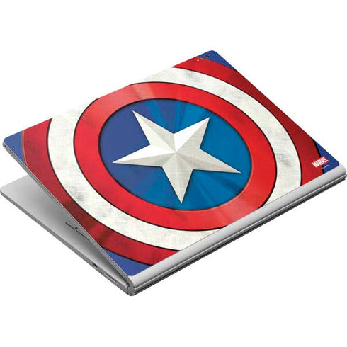 Marvel Captain America Shield Surface Book Skin